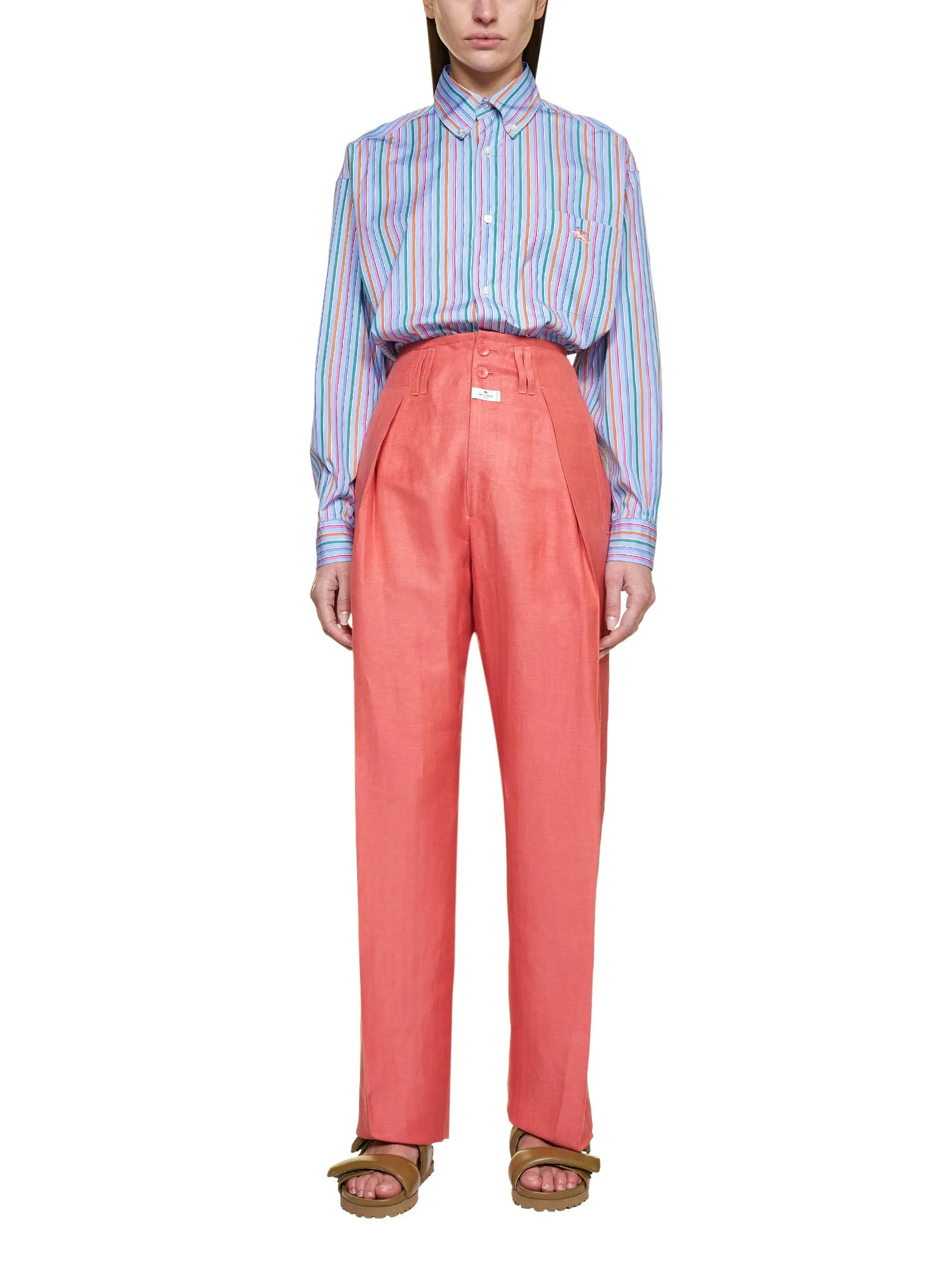Etro High-Waisted Tailored Trousers