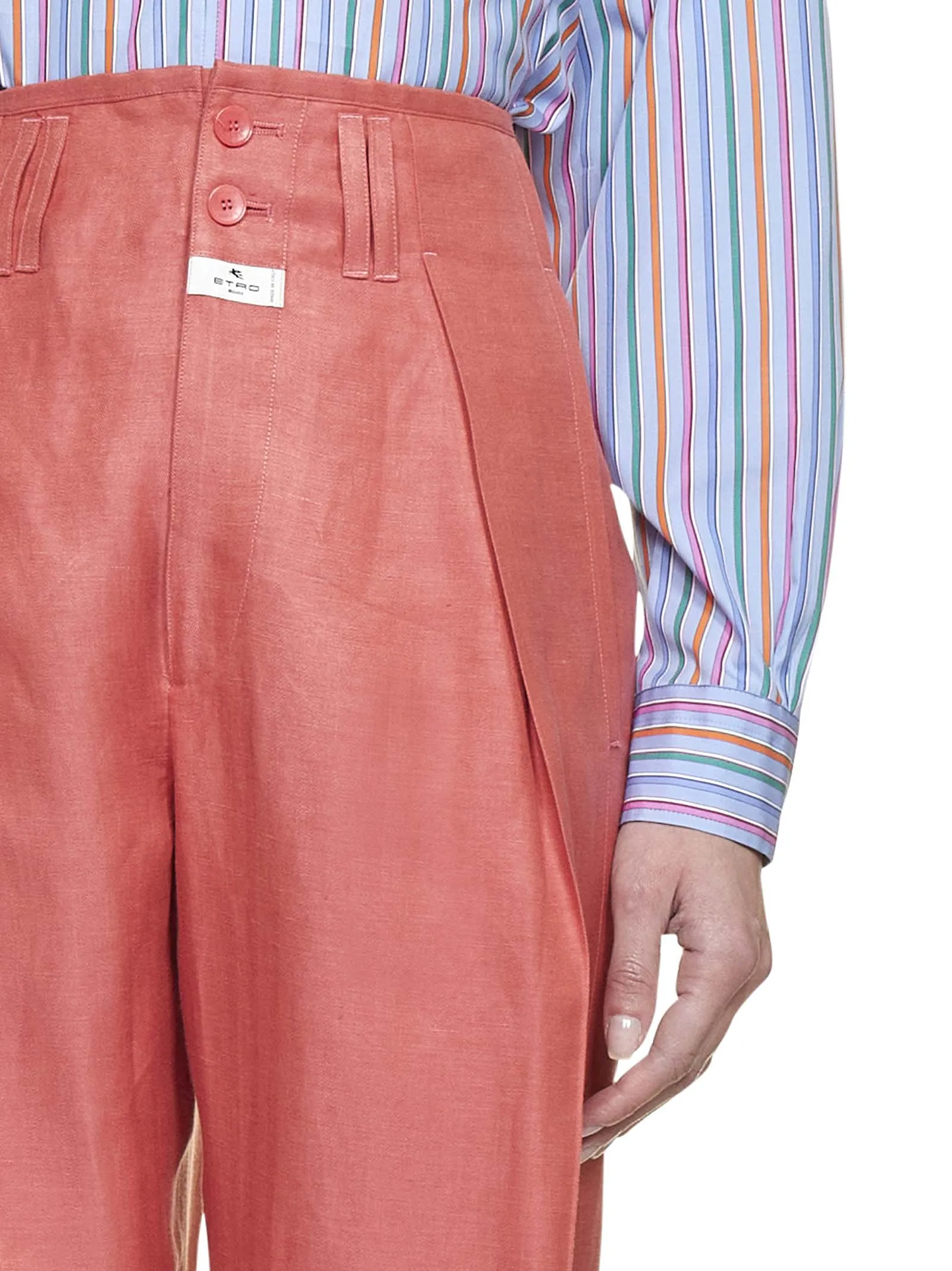 Etro High-Waisted Tailored Trousers