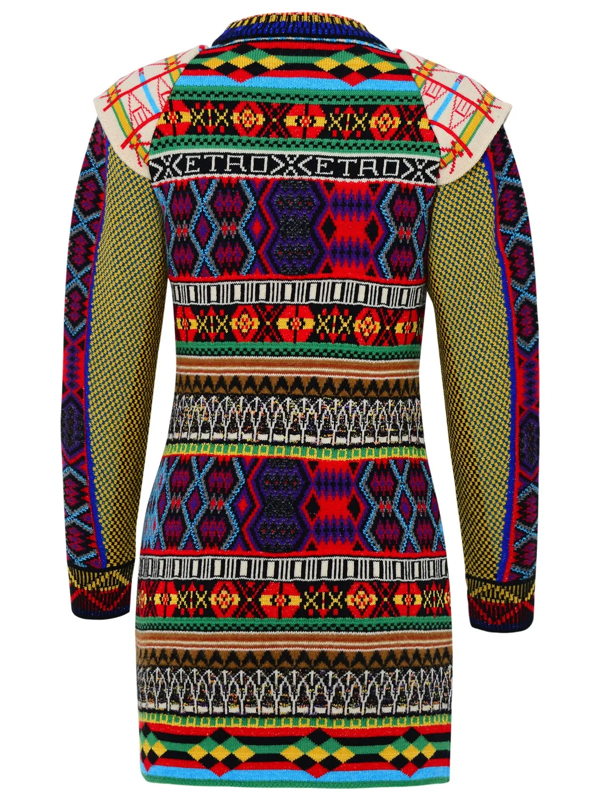 Etro Patterned Knit Mini Dress