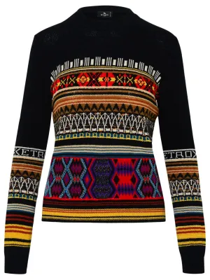 Etro Patterned Knit Sweater