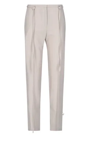 Eudon Choi Drawstring Straight Leg Pants