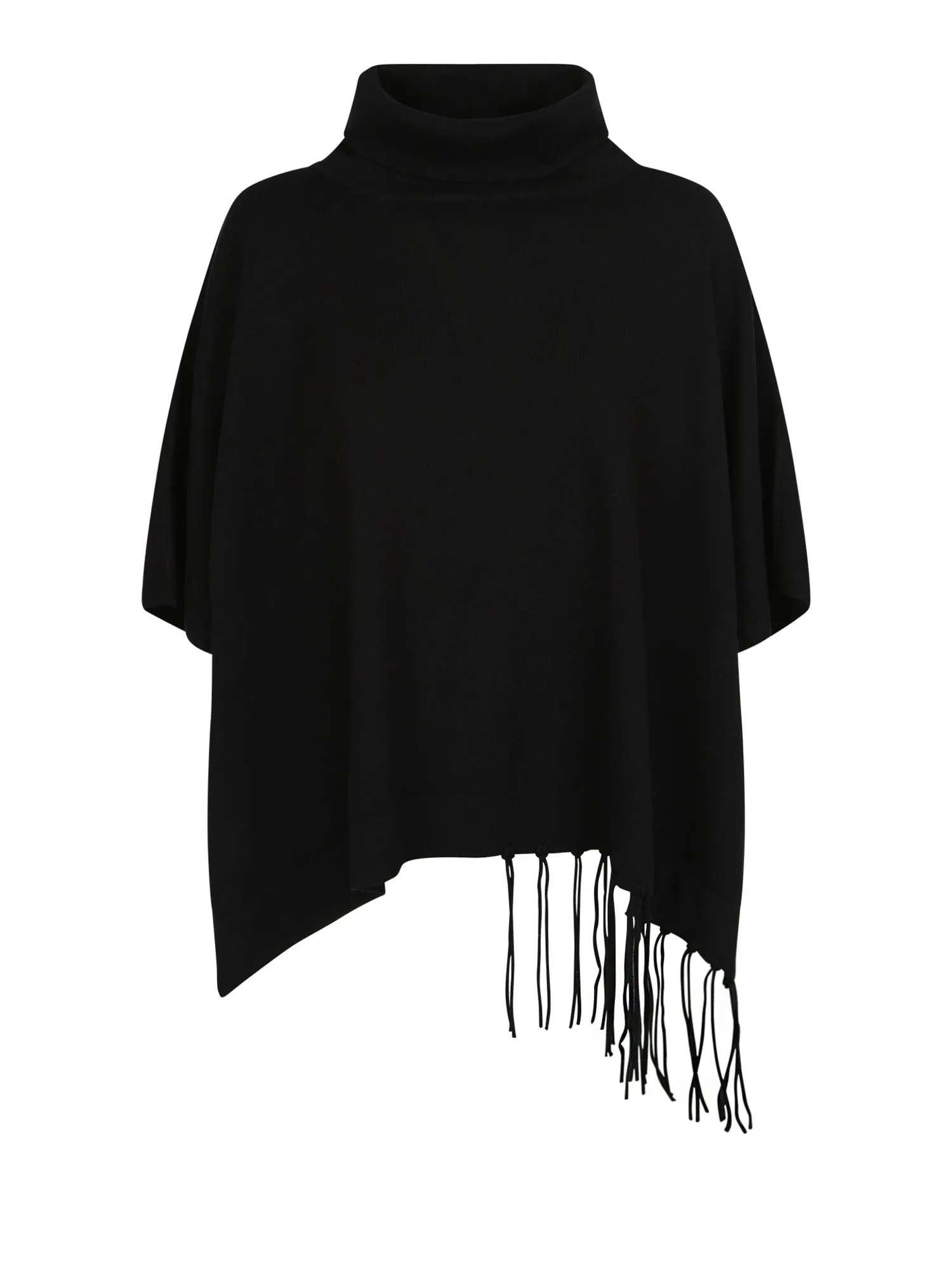 Fabiana Filippi Fringed Knit Poncho