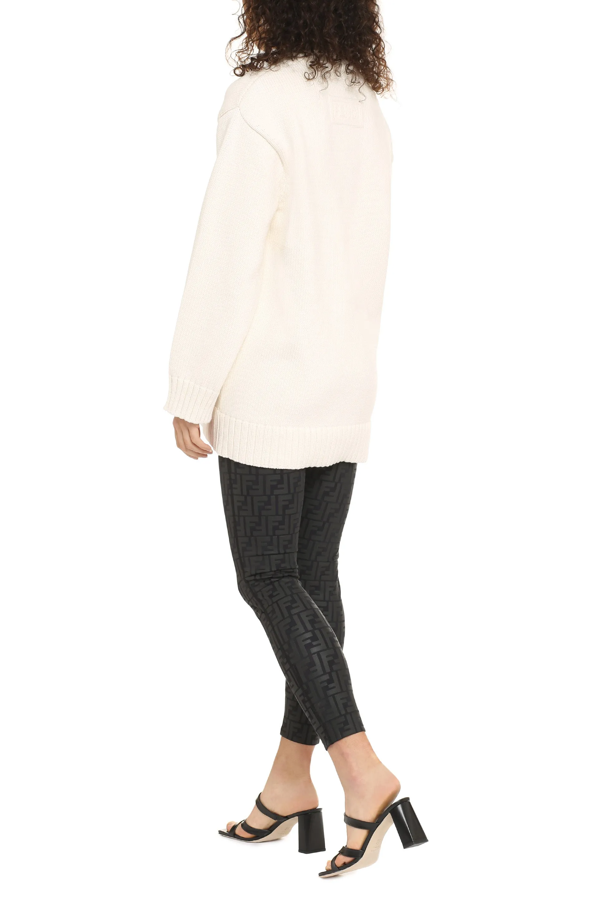 Fendi V-Neck Knit Cardigan