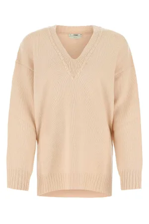 Fendi V-Neck Knit Jumper