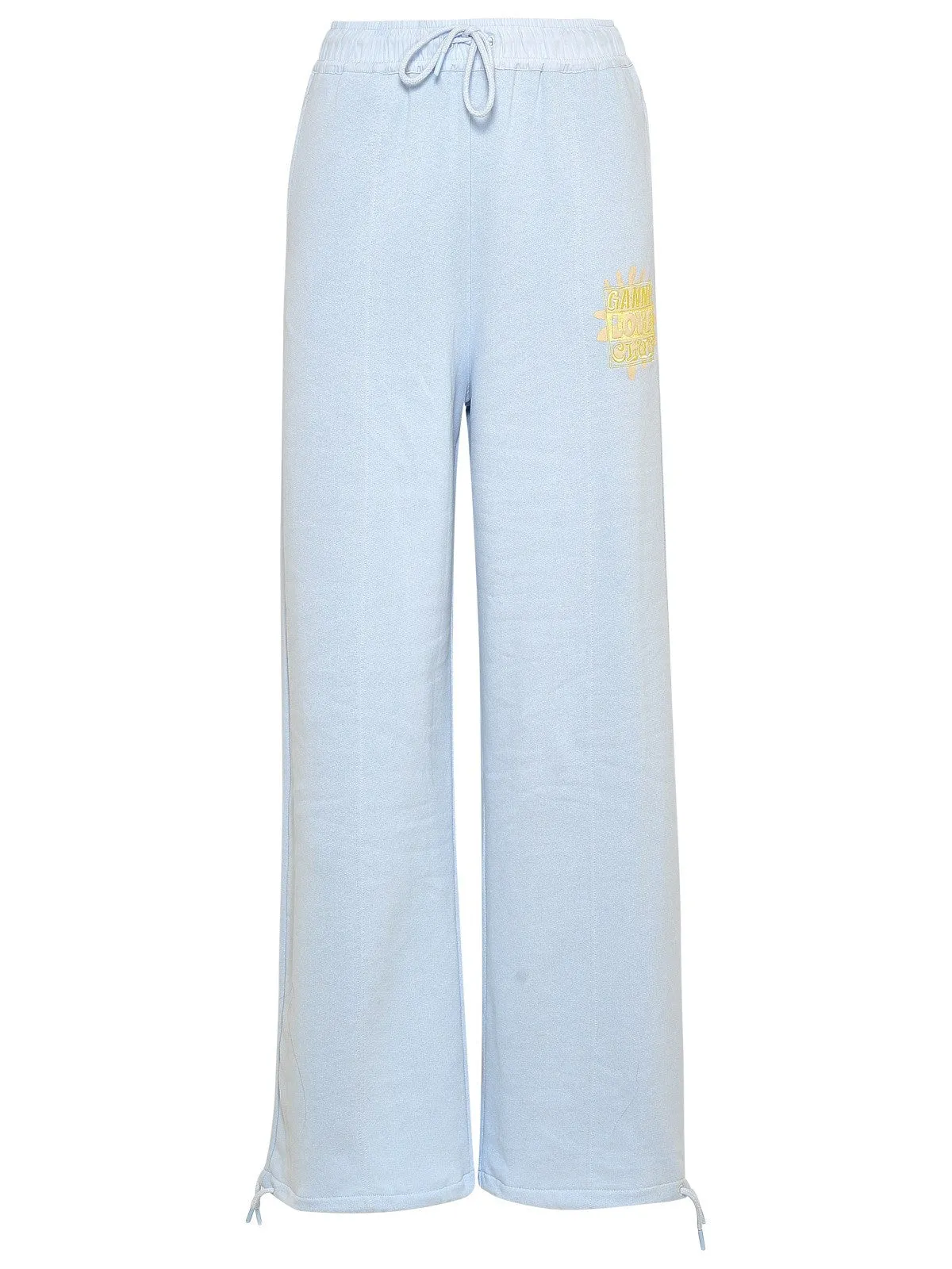 Ganni Logo Embroidered Drawstring Track Pants