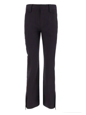 Ganni Striped Straight Leg Trousers