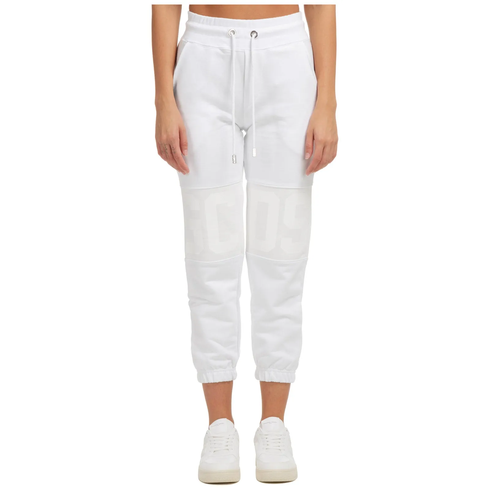 GCDS Drawstring Cropped Track Pants