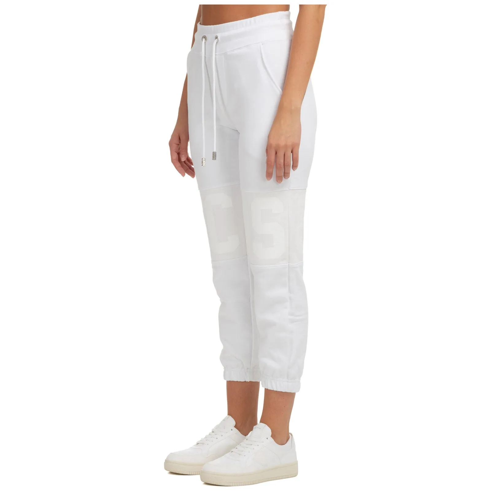 GCDS Drawstring Cropped Track Pants
