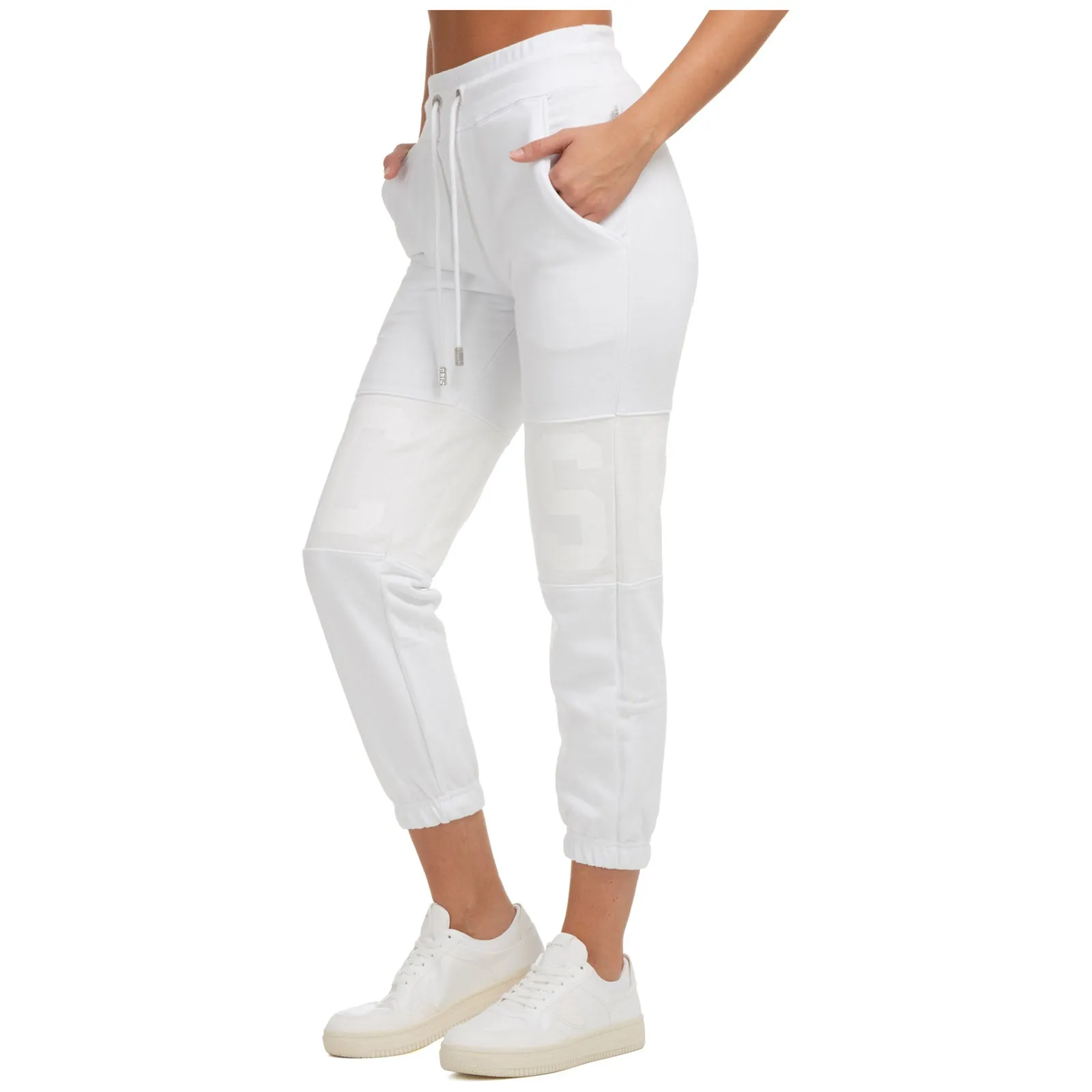 GCDS Drawstring Cropped Track Pants