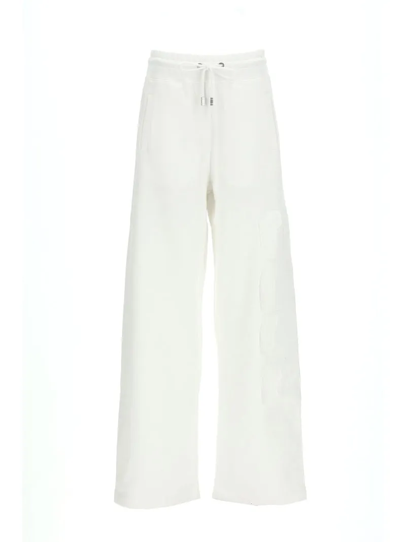 GCDS Drawstring Wide-Leg Trousers