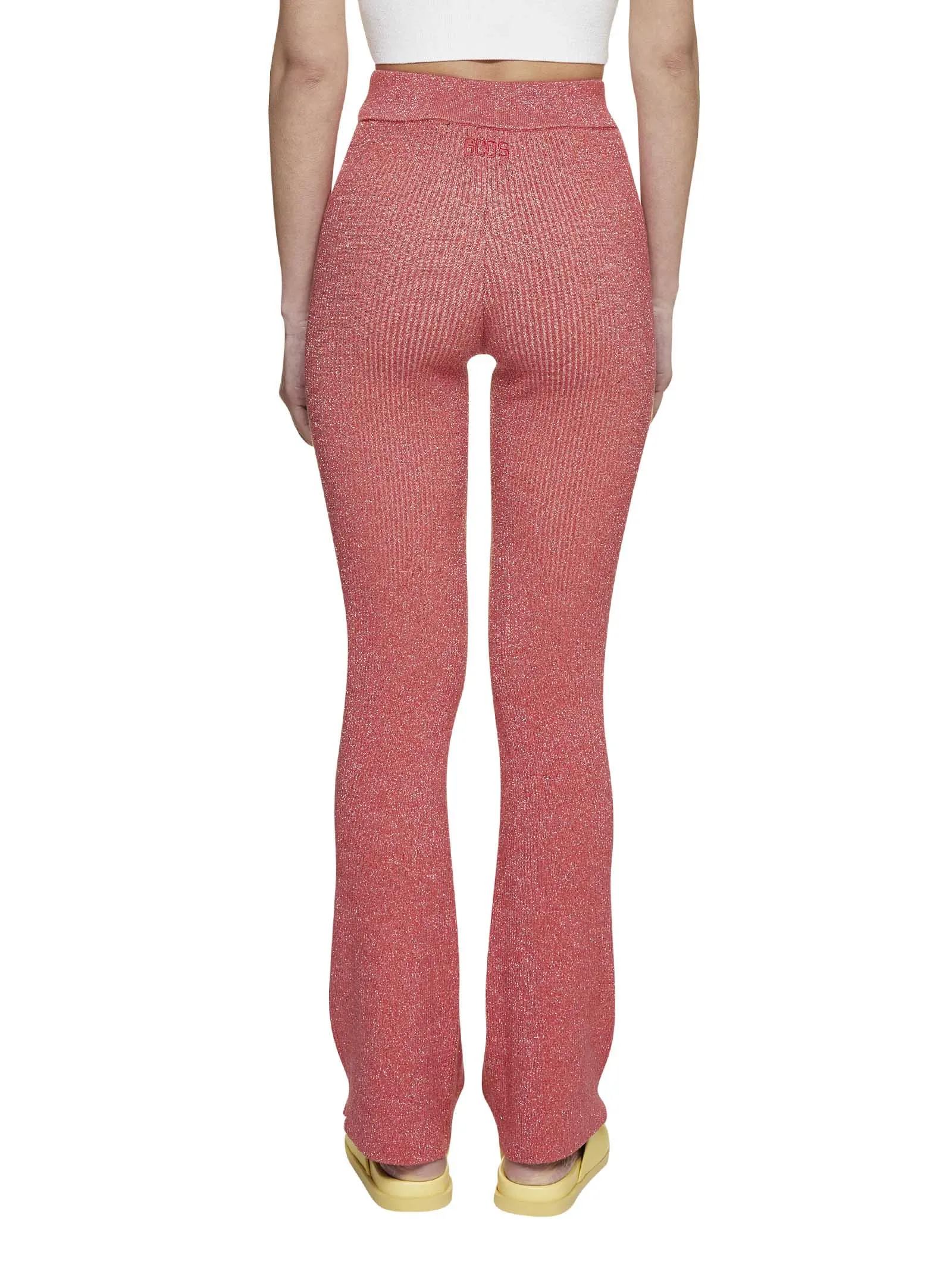 GCDS Elastic Waist Ribbed Pants