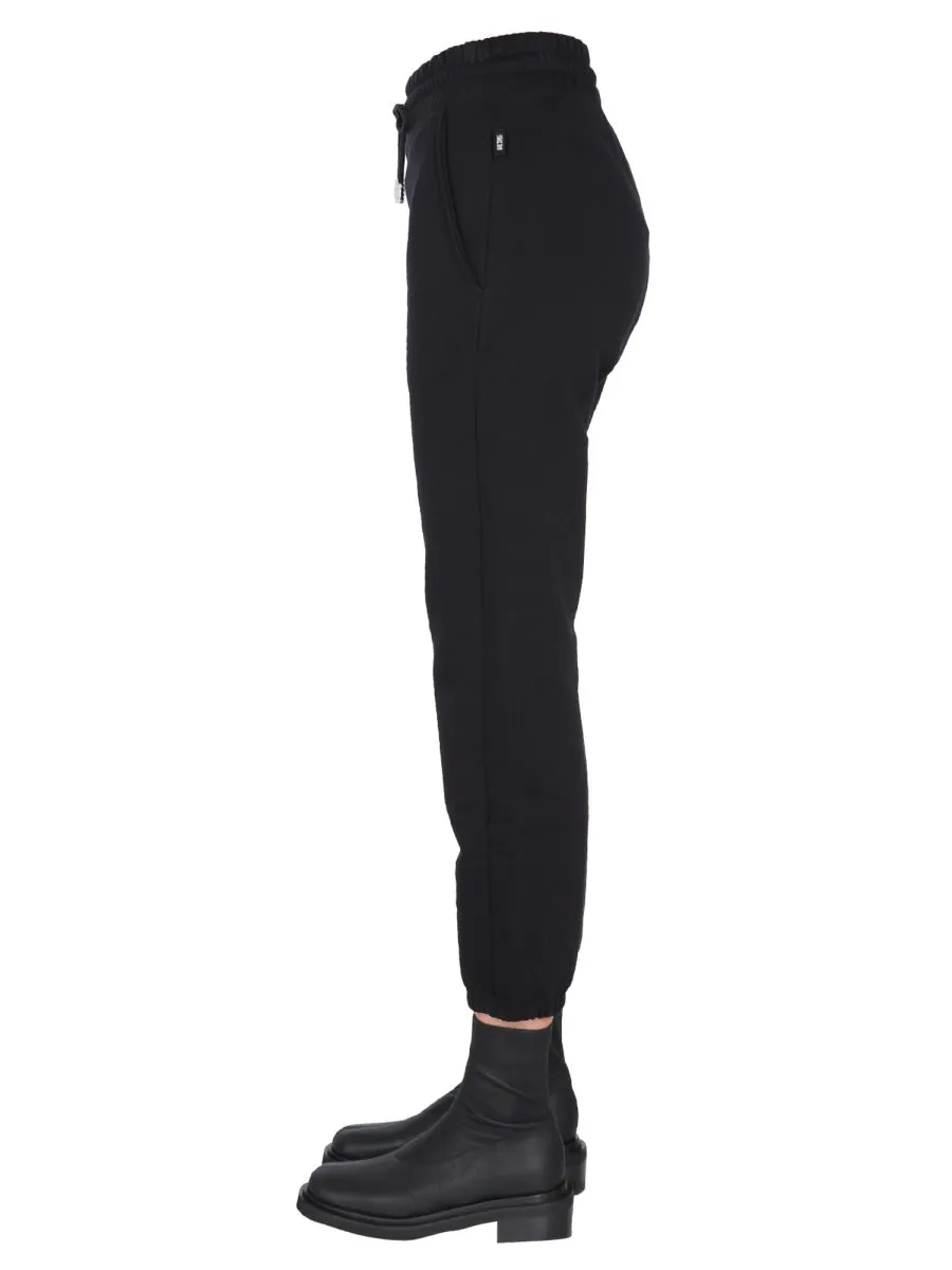 GCDS Logo Printed Drawstring Track Pants