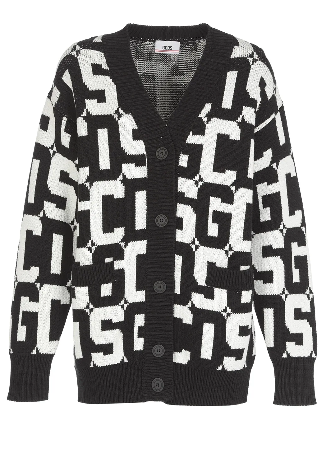 GCDS Monogram Knit Cardigan