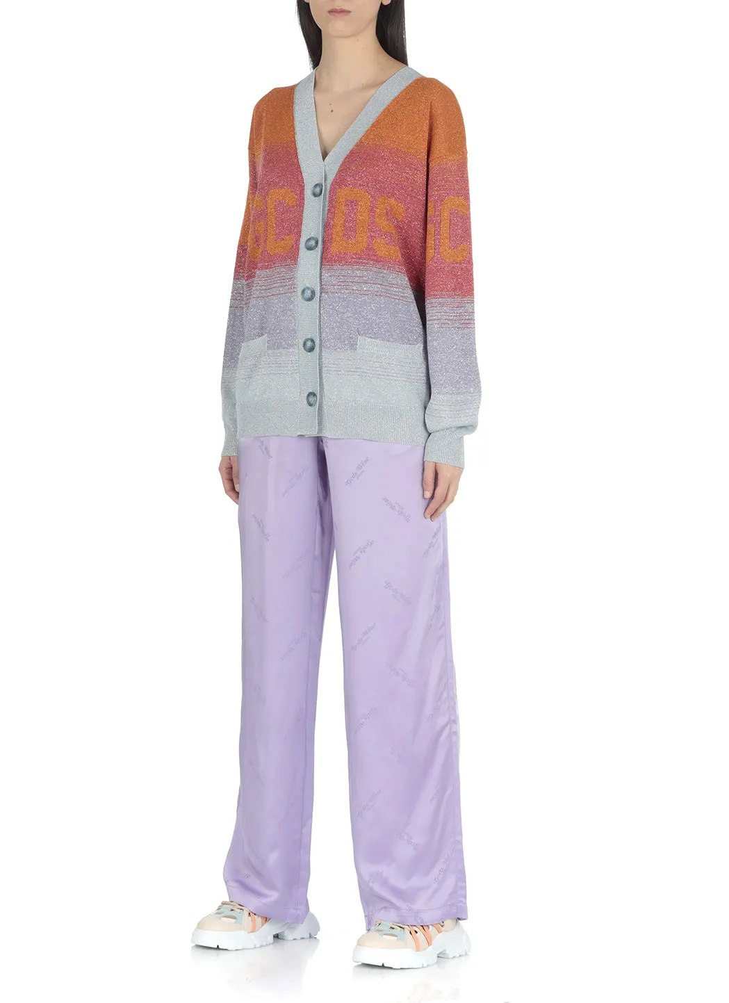 GCDS V-Neck Knit Cardigan
