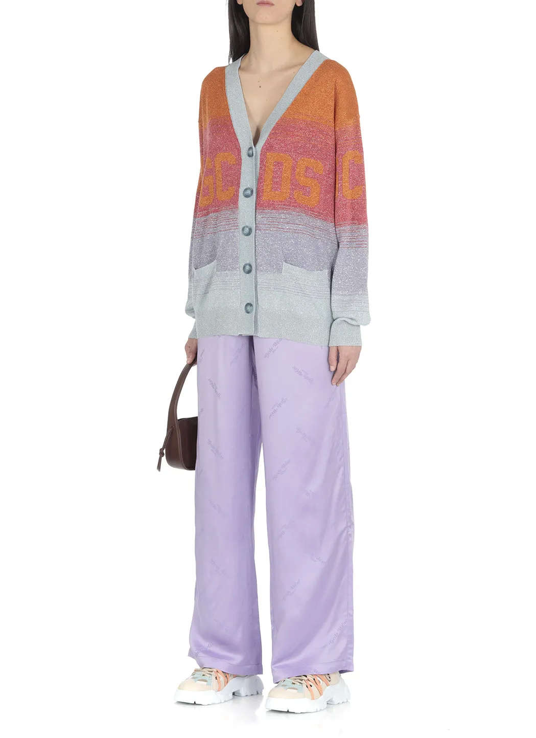 GCDS V-Neck Knit Cardigan