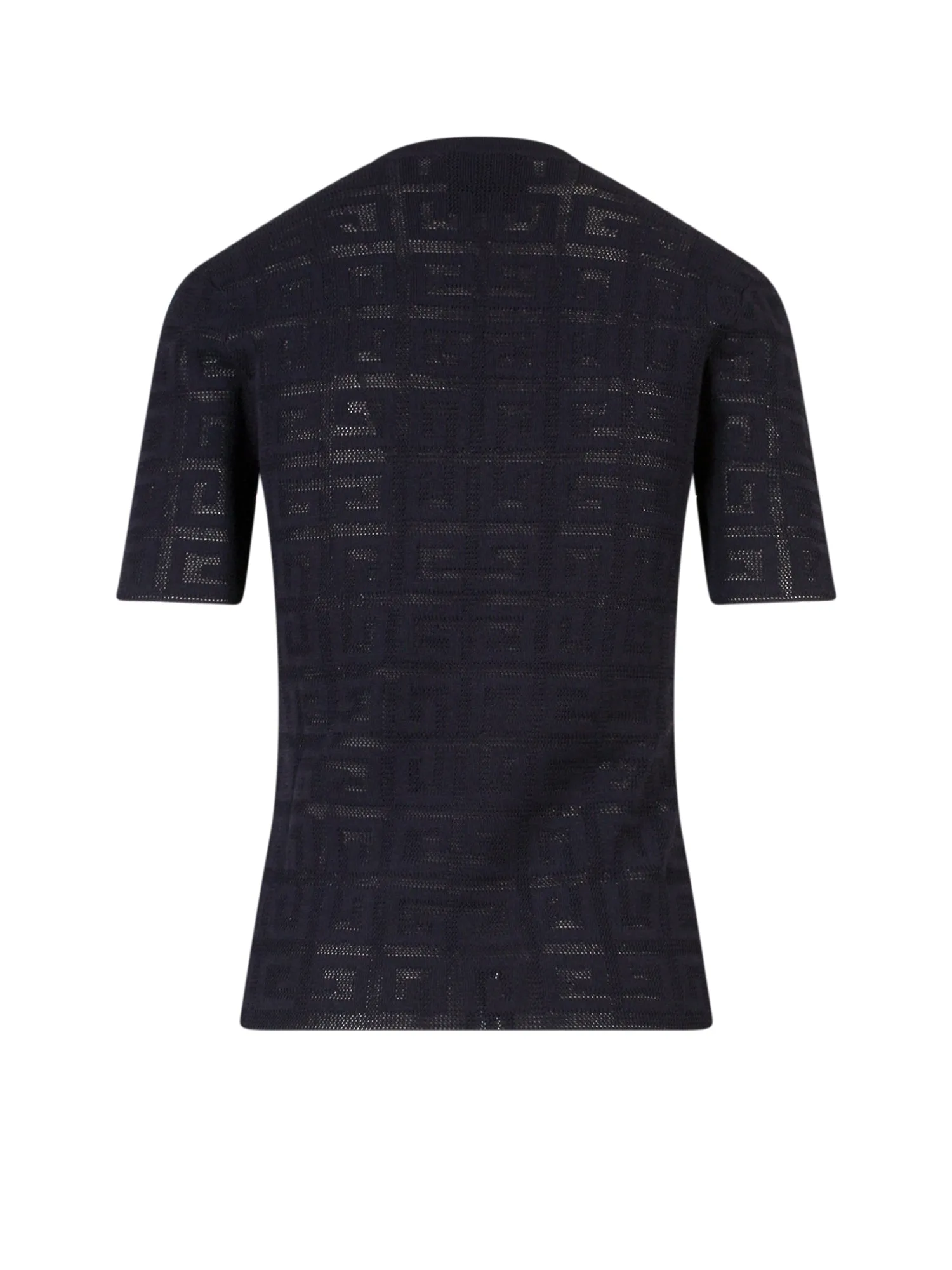 Givenchy 4G Jacquard Short-Sleeved Sweater