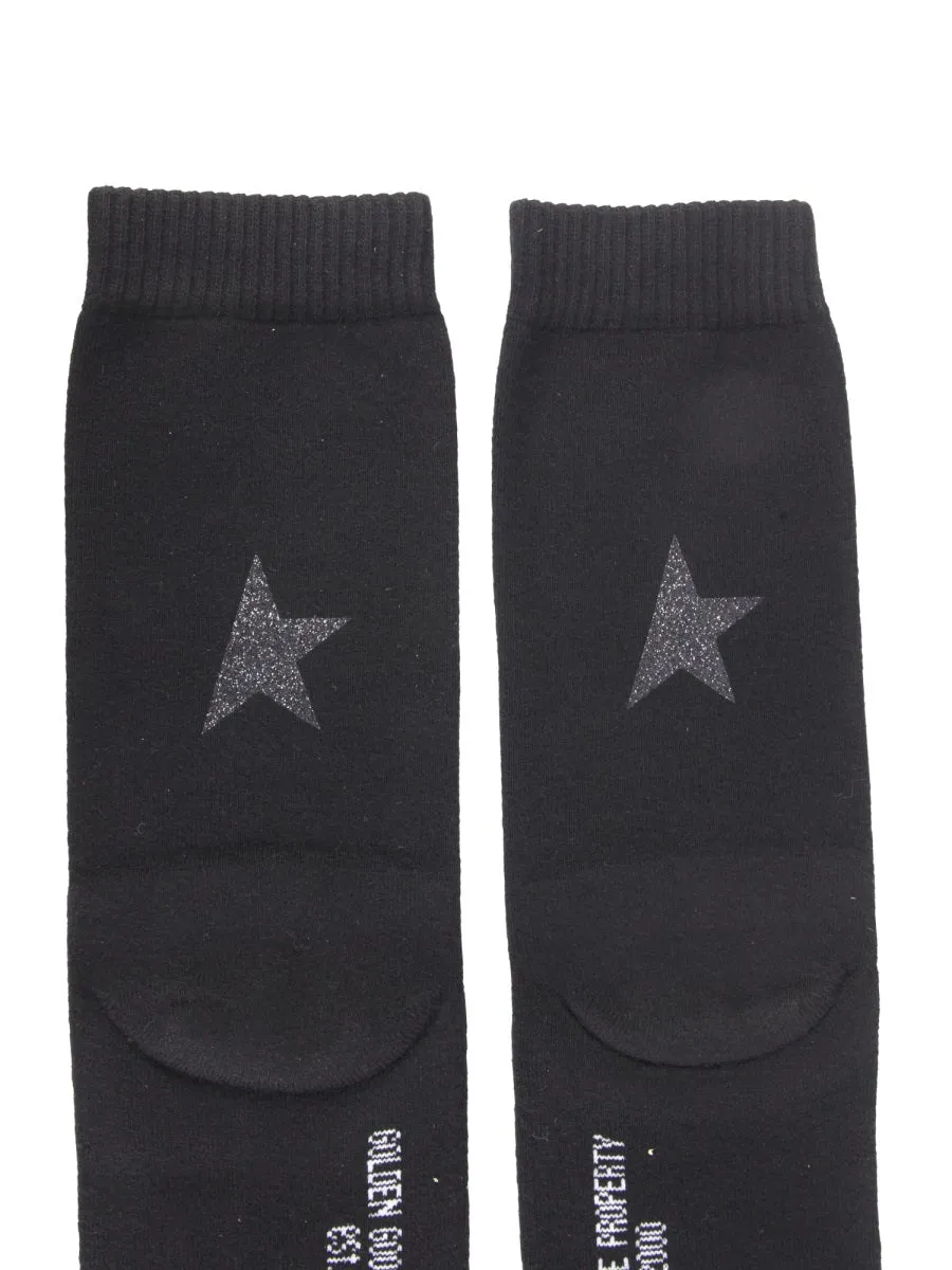 Golden Goose Deluxe Brand Star Intarsia Socks