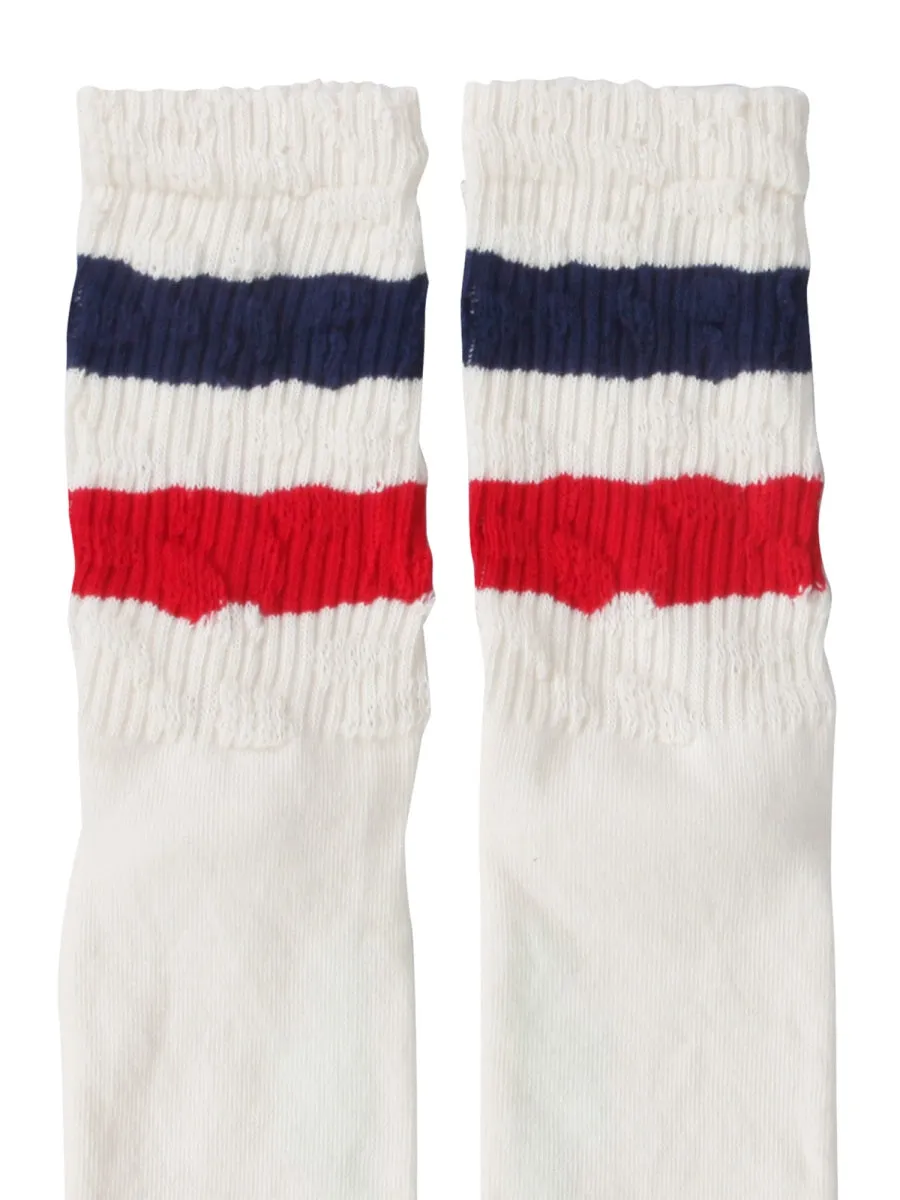 Golden Goose Deluxe Brand Striped Knit Ankle Socks