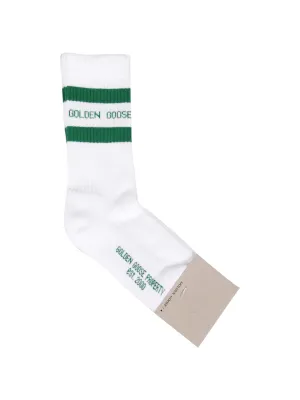 Golden Goose Deluxe Brand Striped Knit Ankle Socks