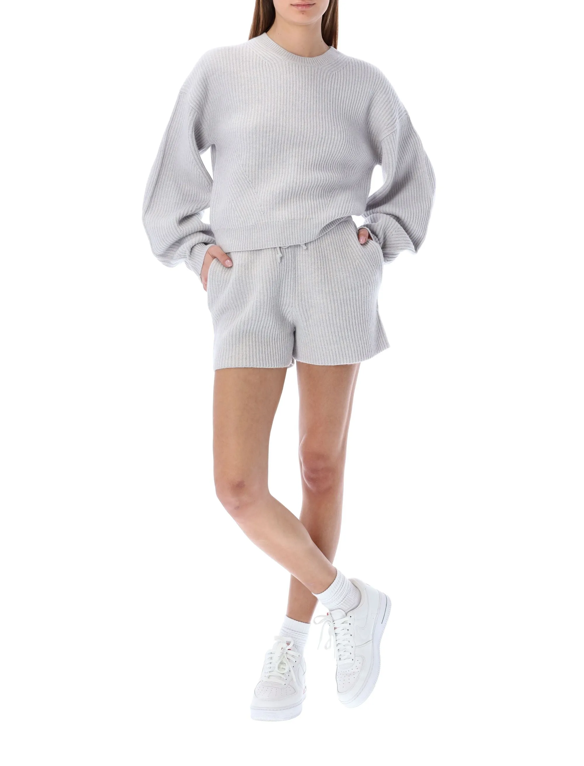 Helmut Lang Drawstring Knit Shorts