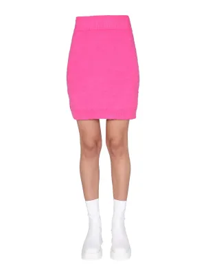 Helmut Lang Knit Pencil Mini Skirt
