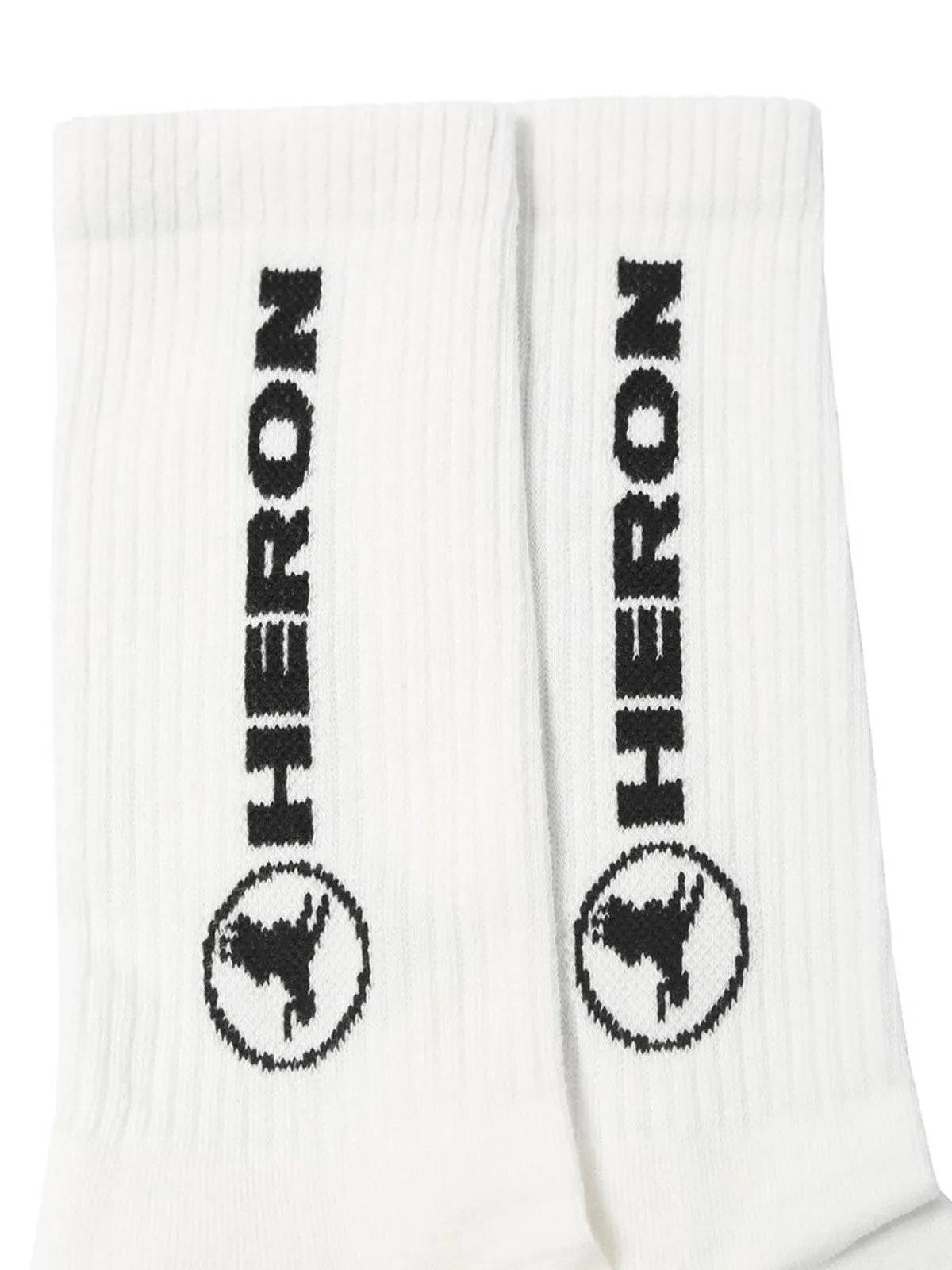 Heron Preston Logo-Intarsia Ribbed Socks