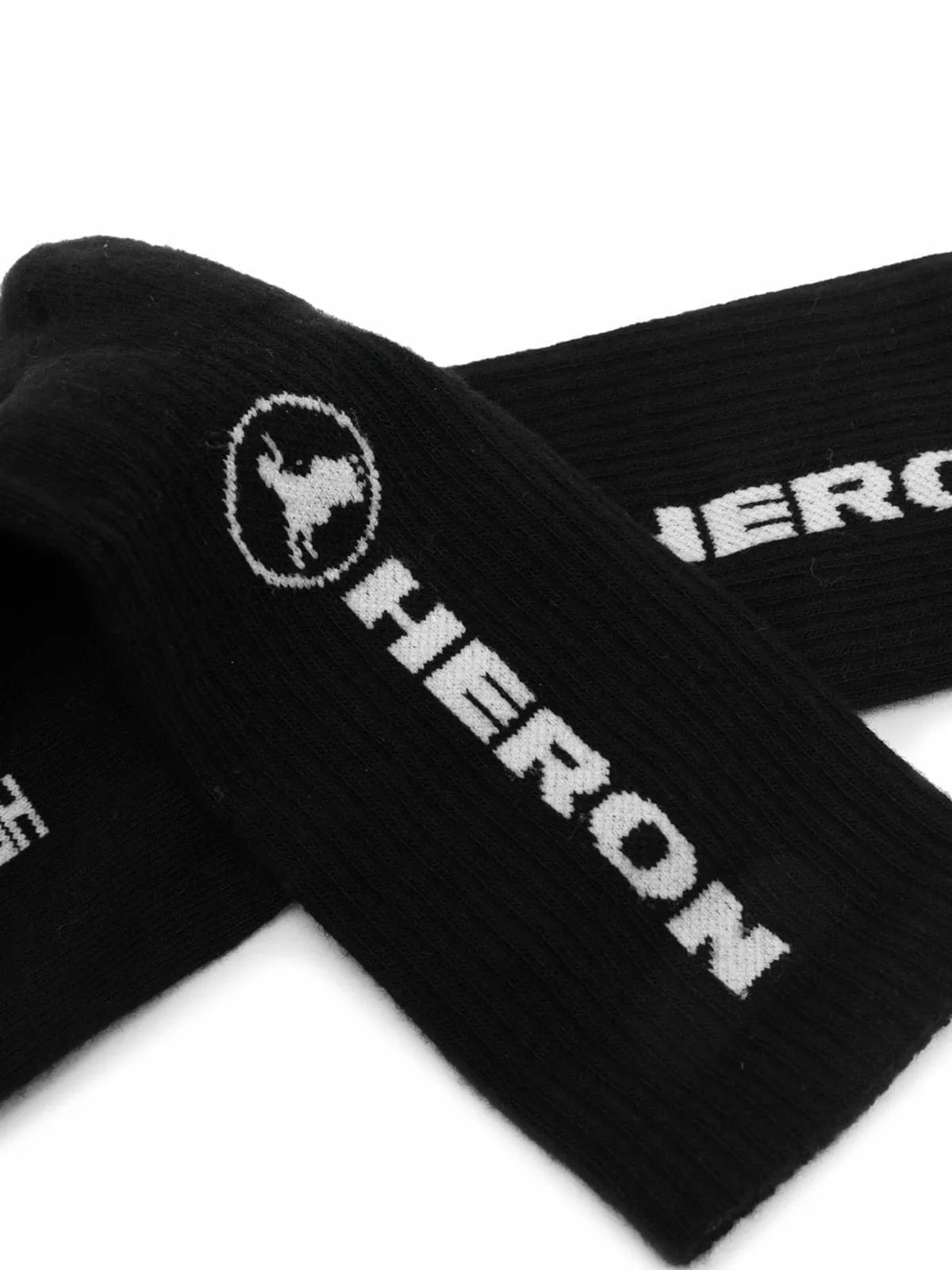 Heron Preston Logo-Intarsia Ribbed Socks