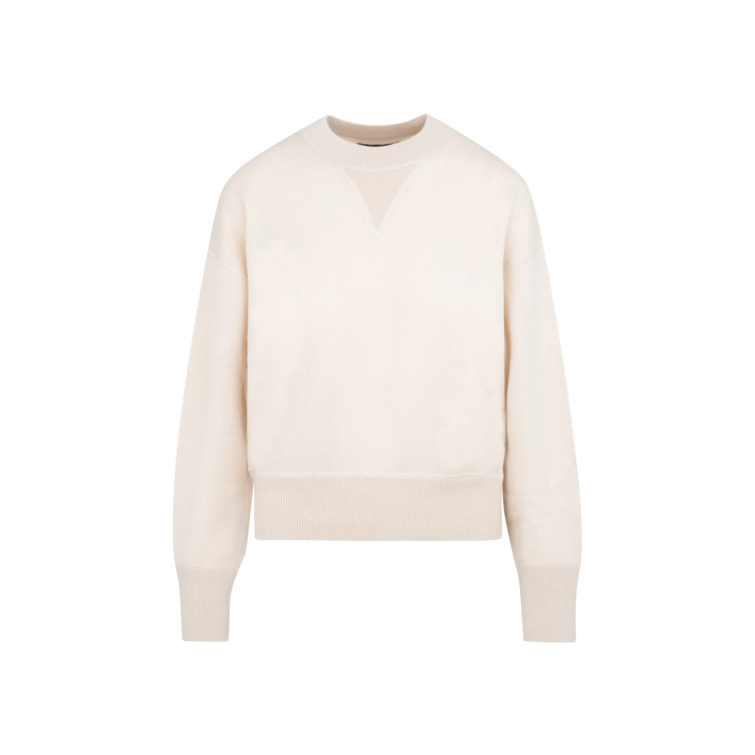 Isabel Marant Henley Ribbed Hem Sweater