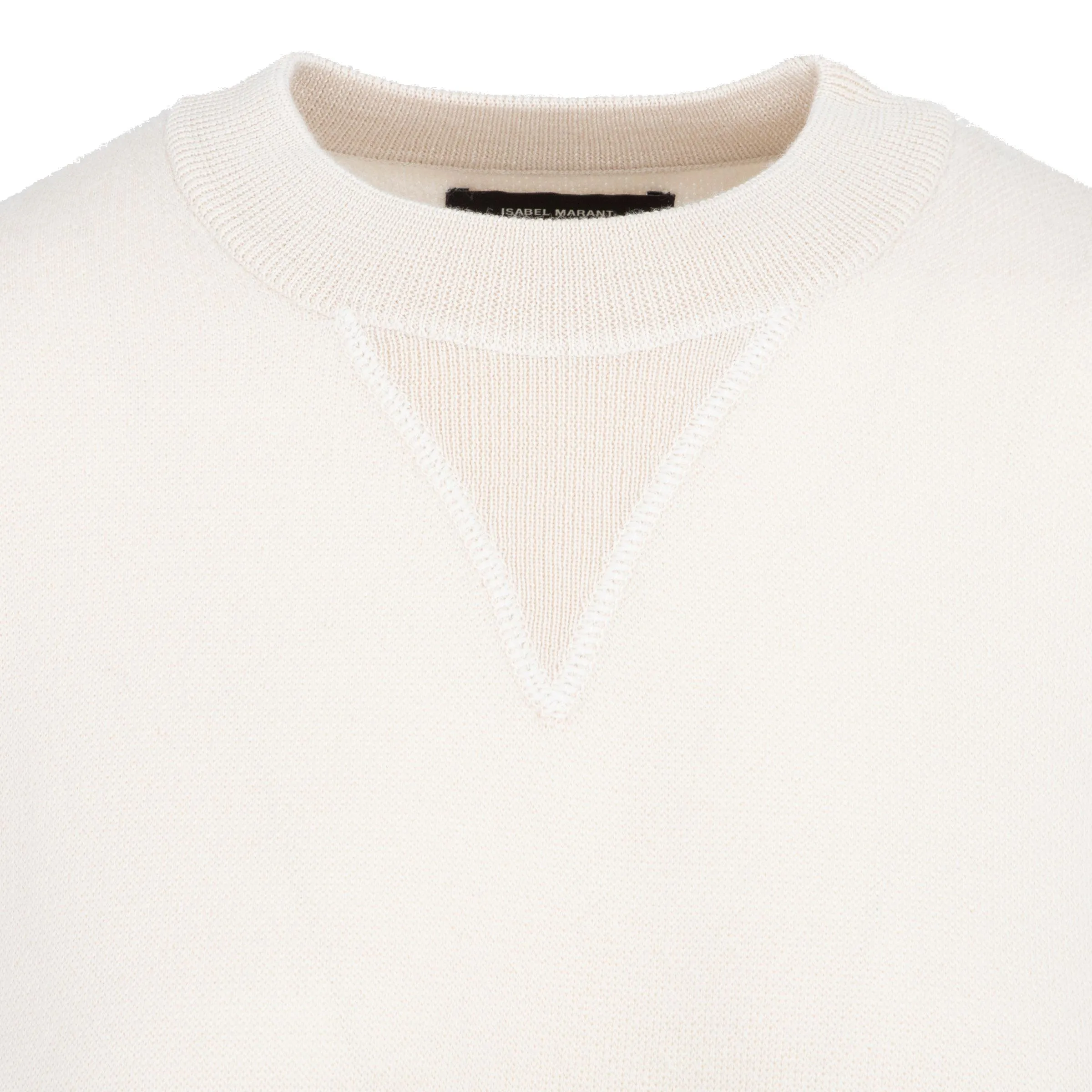 Isabel Marant Henley Ribbed Hem Sweater