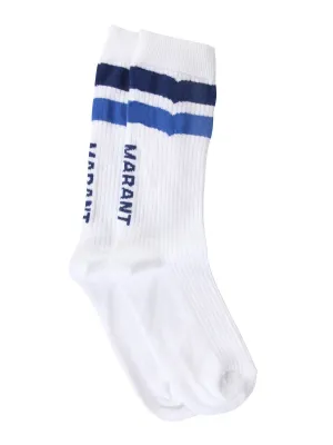Isabel Marant Irene Striped Ribbed Socks