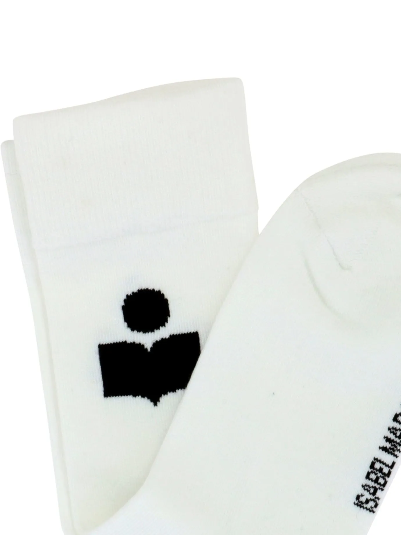 Isabel Marant Logo Intarsia Ribbed Socks