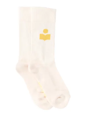 Isabel Marant Logo Intarsia Socks