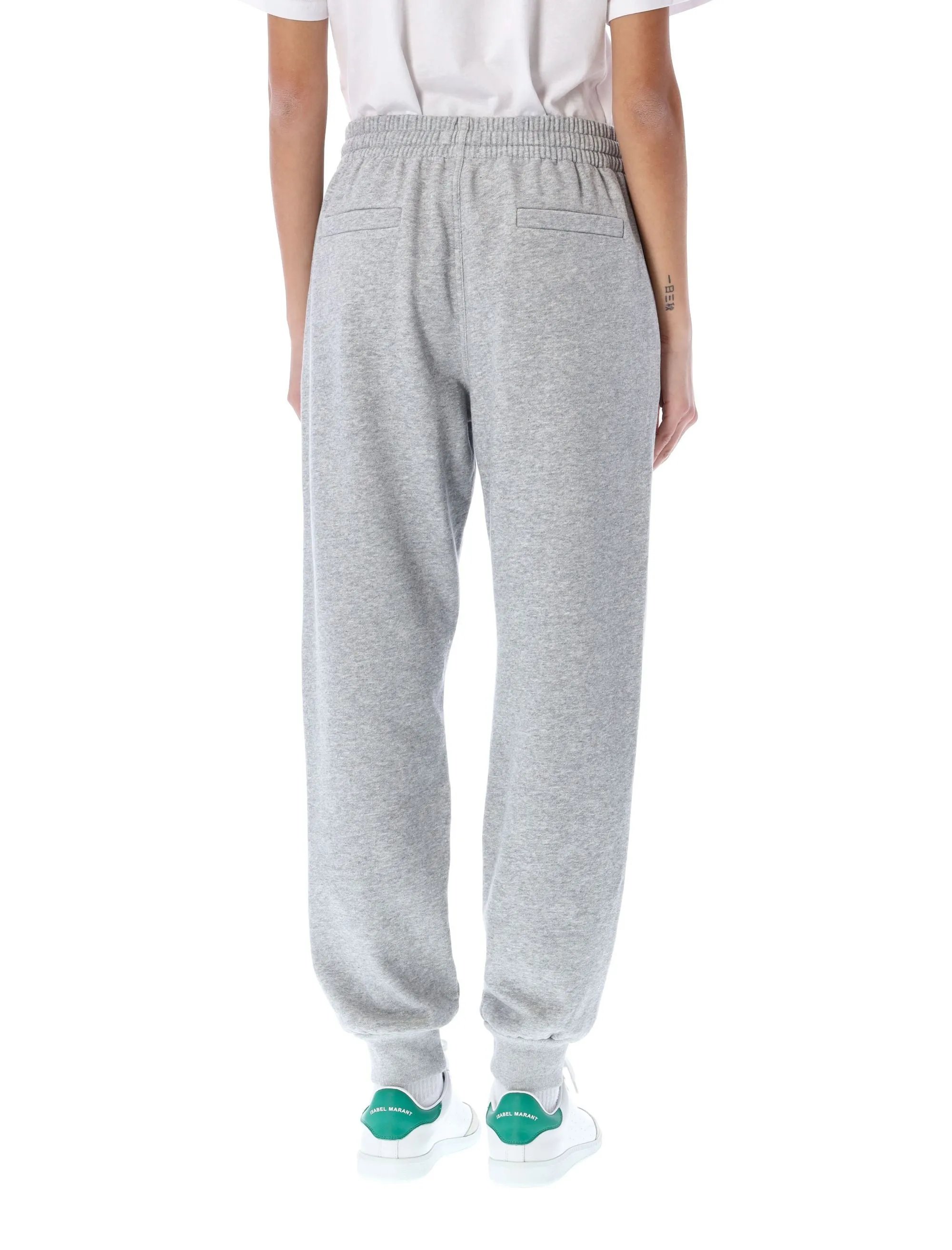 Isabel Marant toile Logo Printed Drawstring Pants