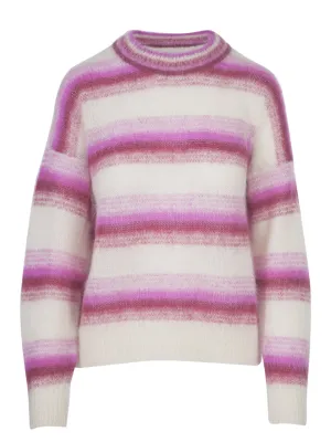 Isabel Marant toile Striped Long Sleeved Sweater
