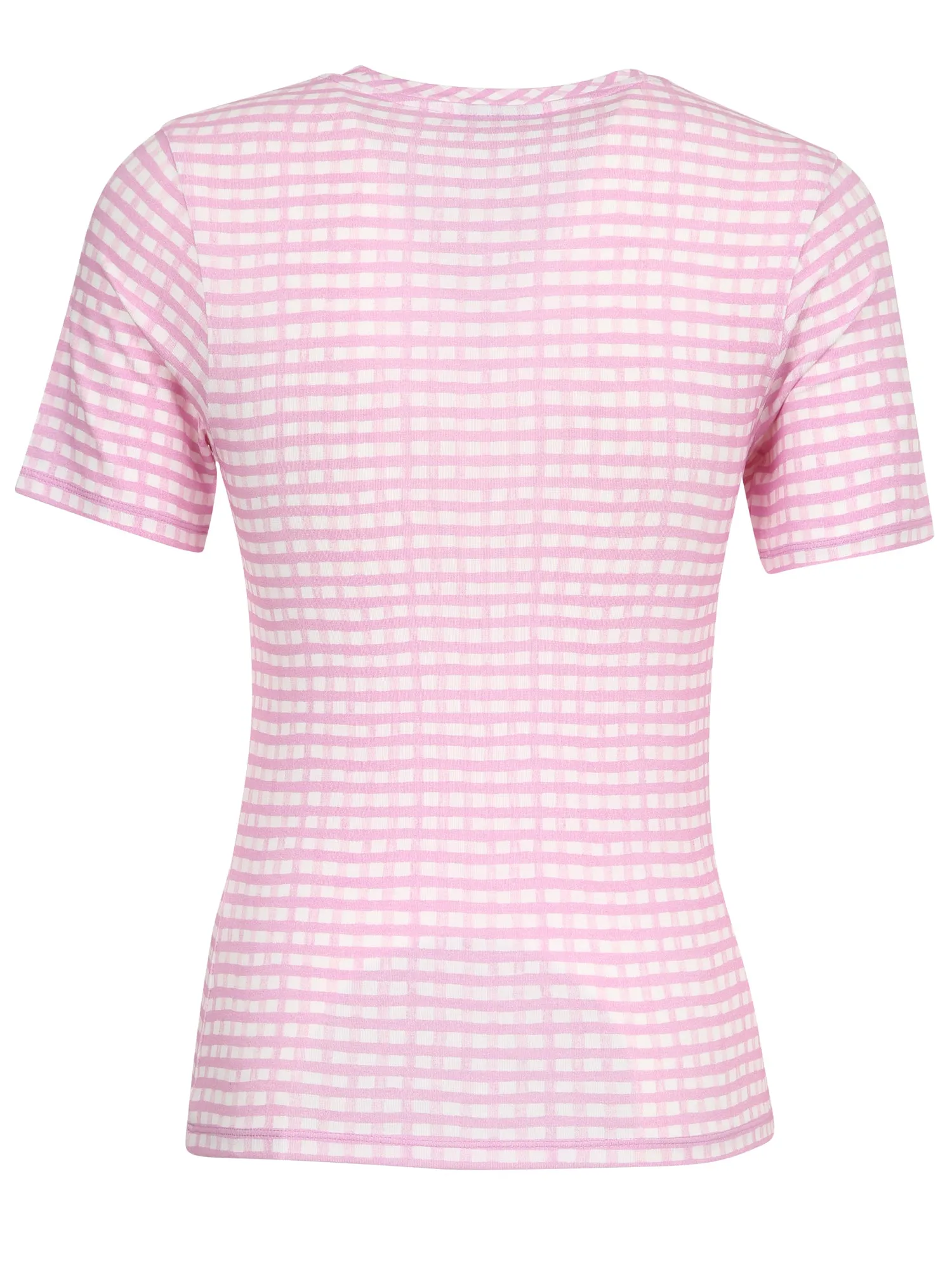 Jacquemus Checked Jersey Knit T-Shirt