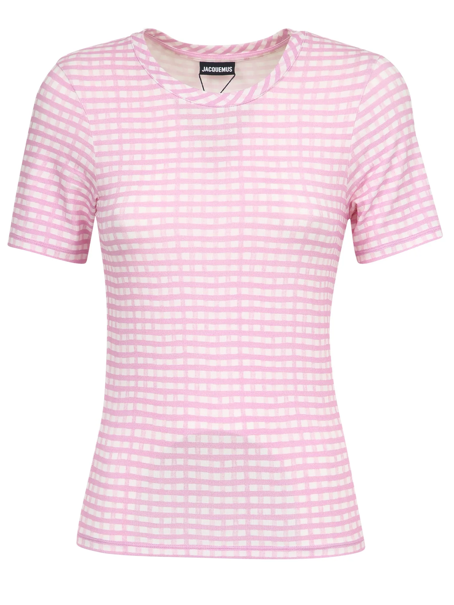 Jacquemus Checked Jersey Knit T-Shirt