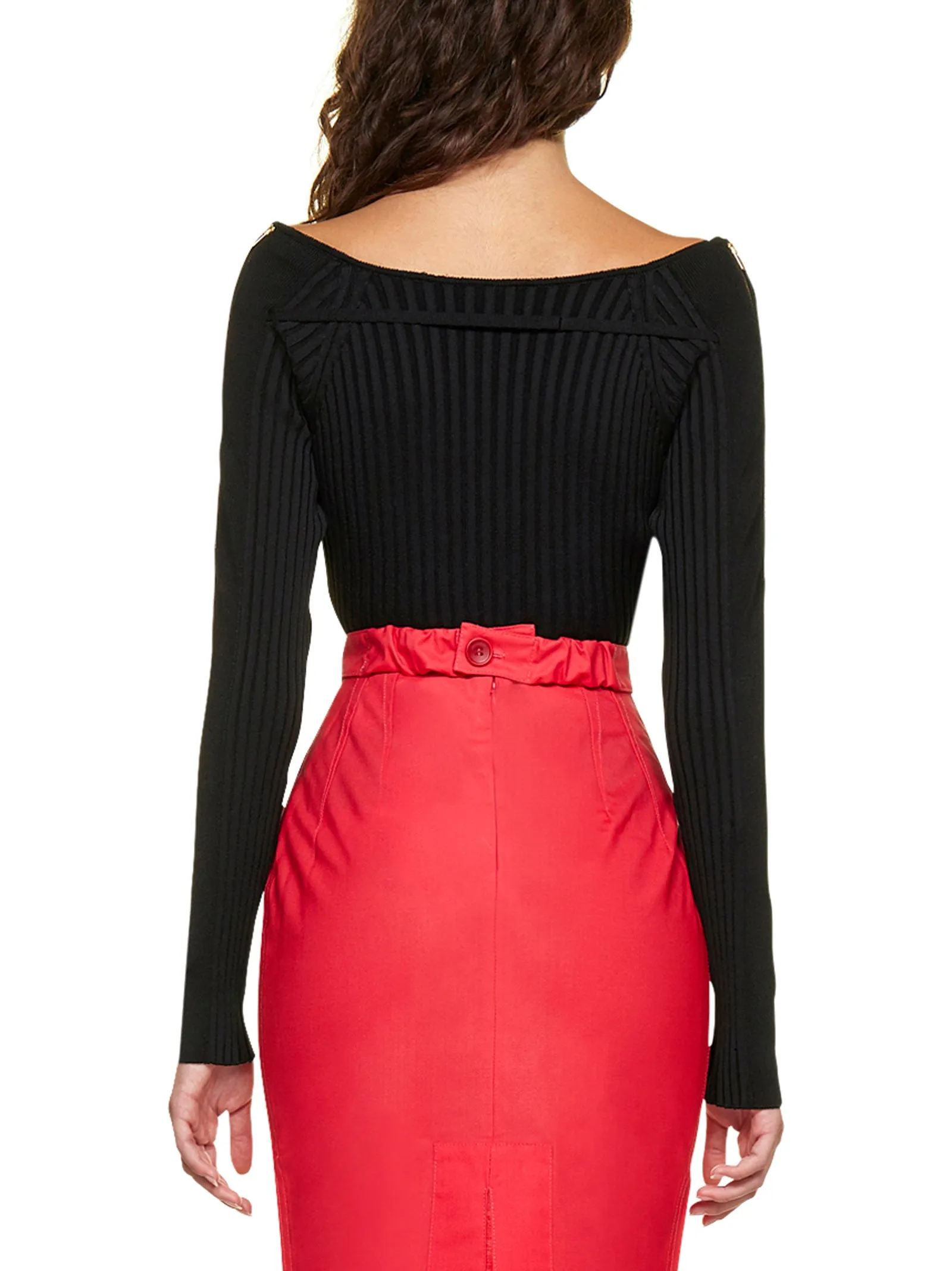 Jacquemus La Maille Oro Rib Knit Sweater