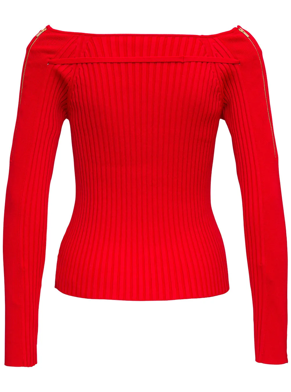 Jacquemus La Maille Oro Rib Knit Sweater