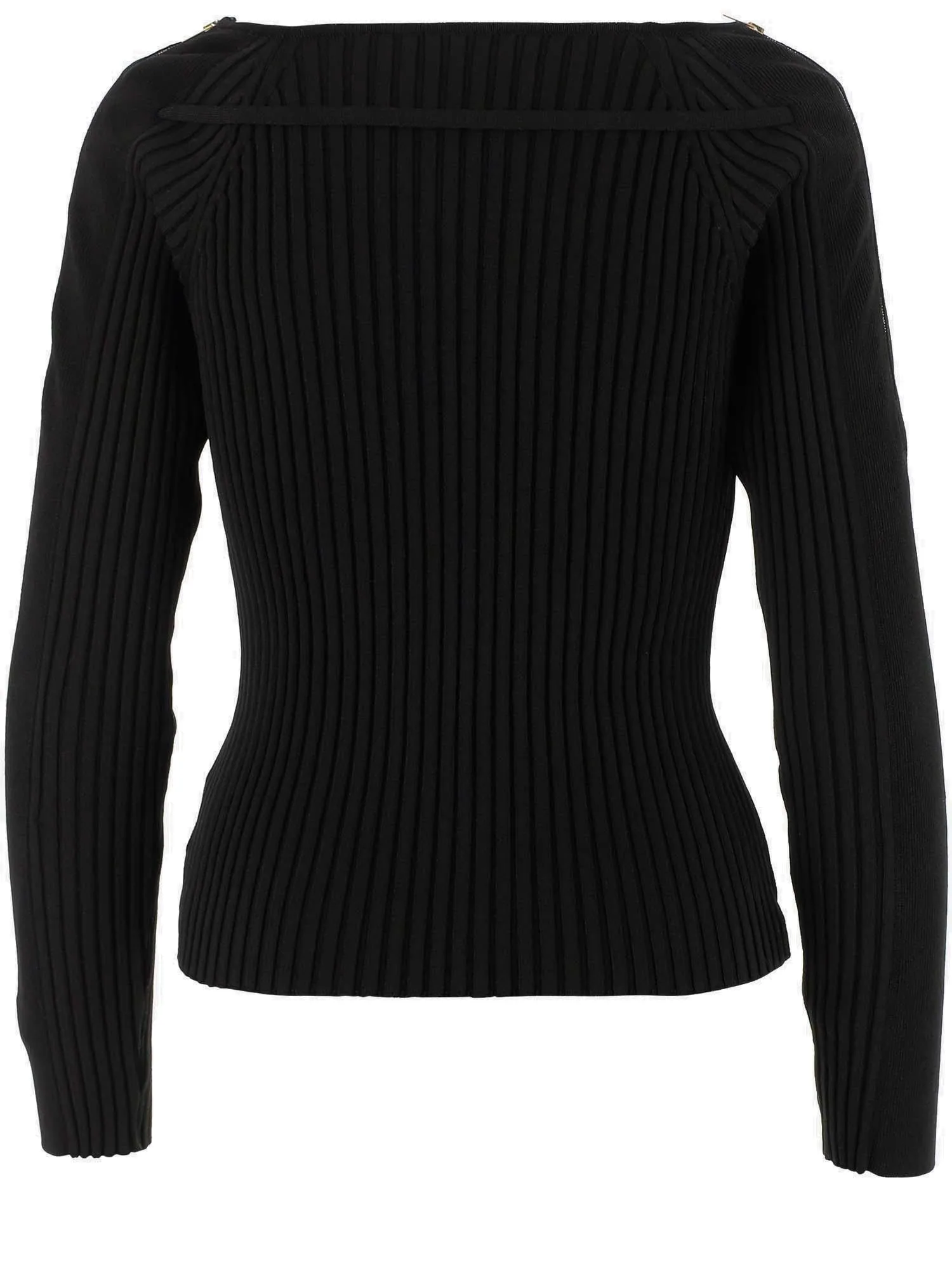 Jacquemus La Maille Oro Rib Knit Sweater