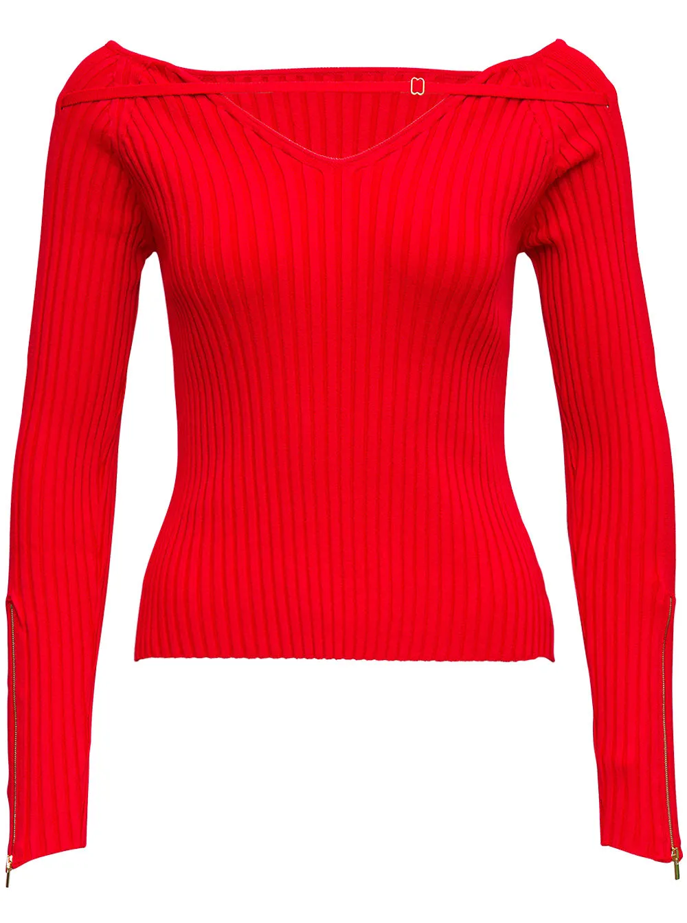 Jacquemus La Maille Oro Rib Knit Sweater