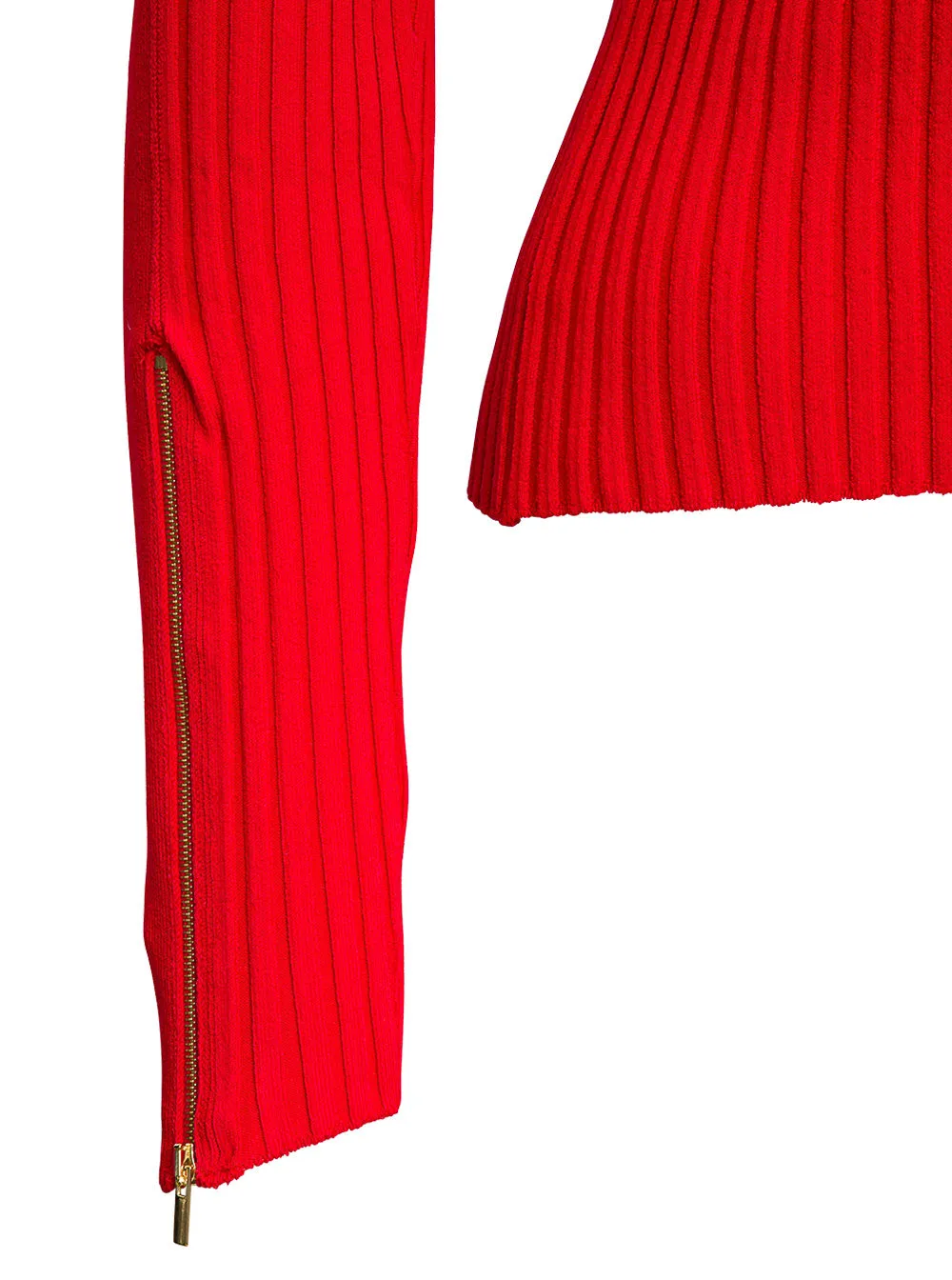 Jacquemus La Maille Oro Rib Knit Sweater