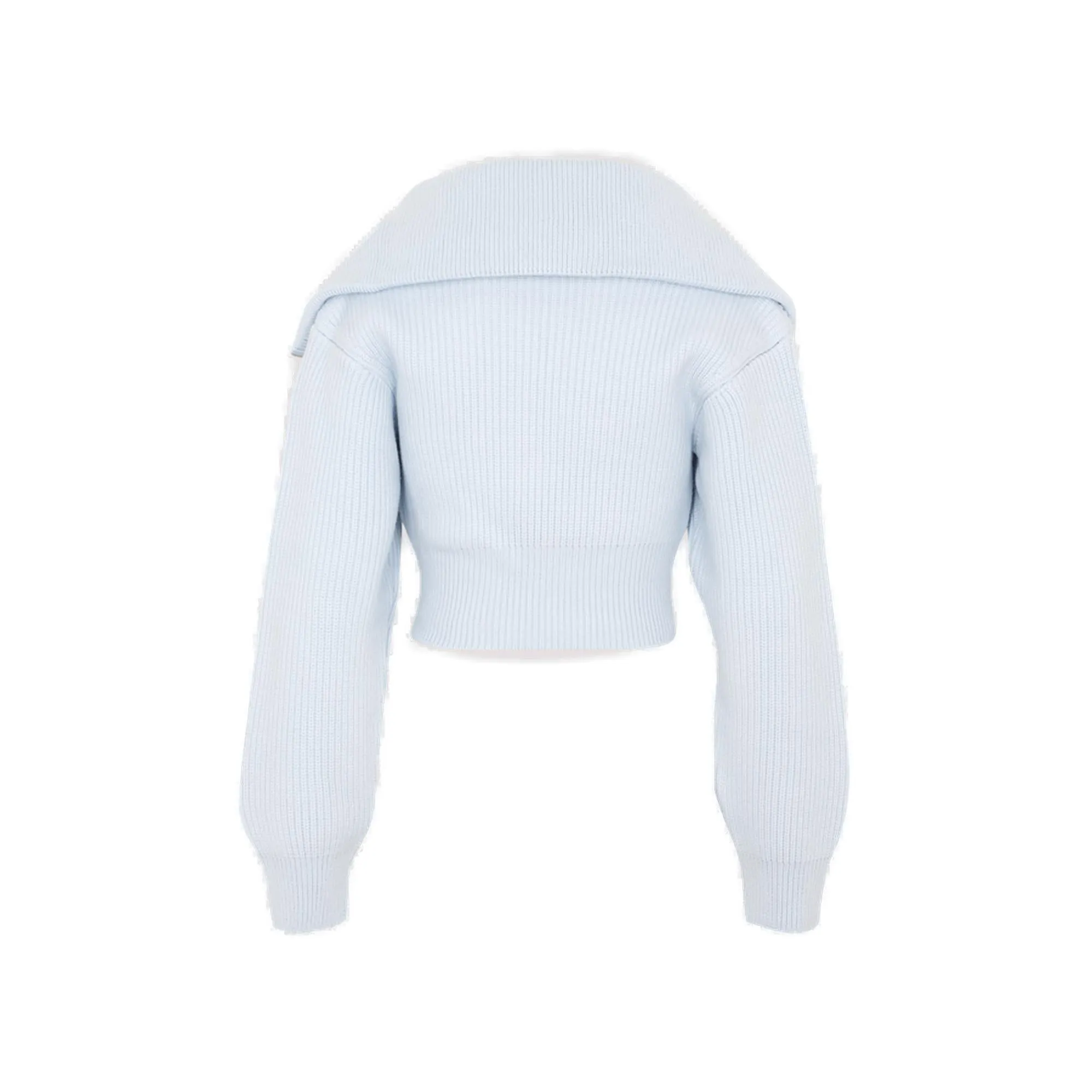 Jacquemus La maille Risoul Cropped Trucker Sweater
