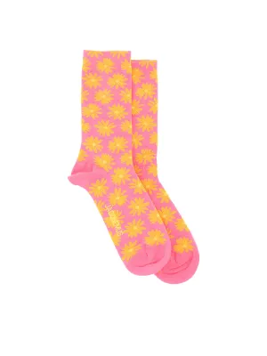 Jacquemus Les Chaussettes Allover Floral Intarsia Knit Socks