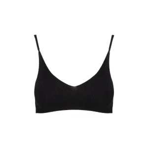 Jacquemus Valensole Ribbed Knit Cropped Top