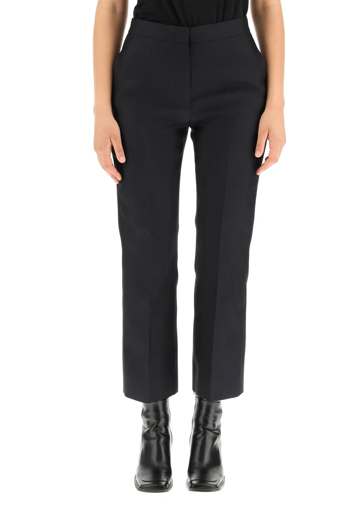 Jil Sander Cropped Flared Trousers