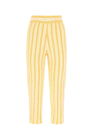 Jil Sander Cropped Striped Pants