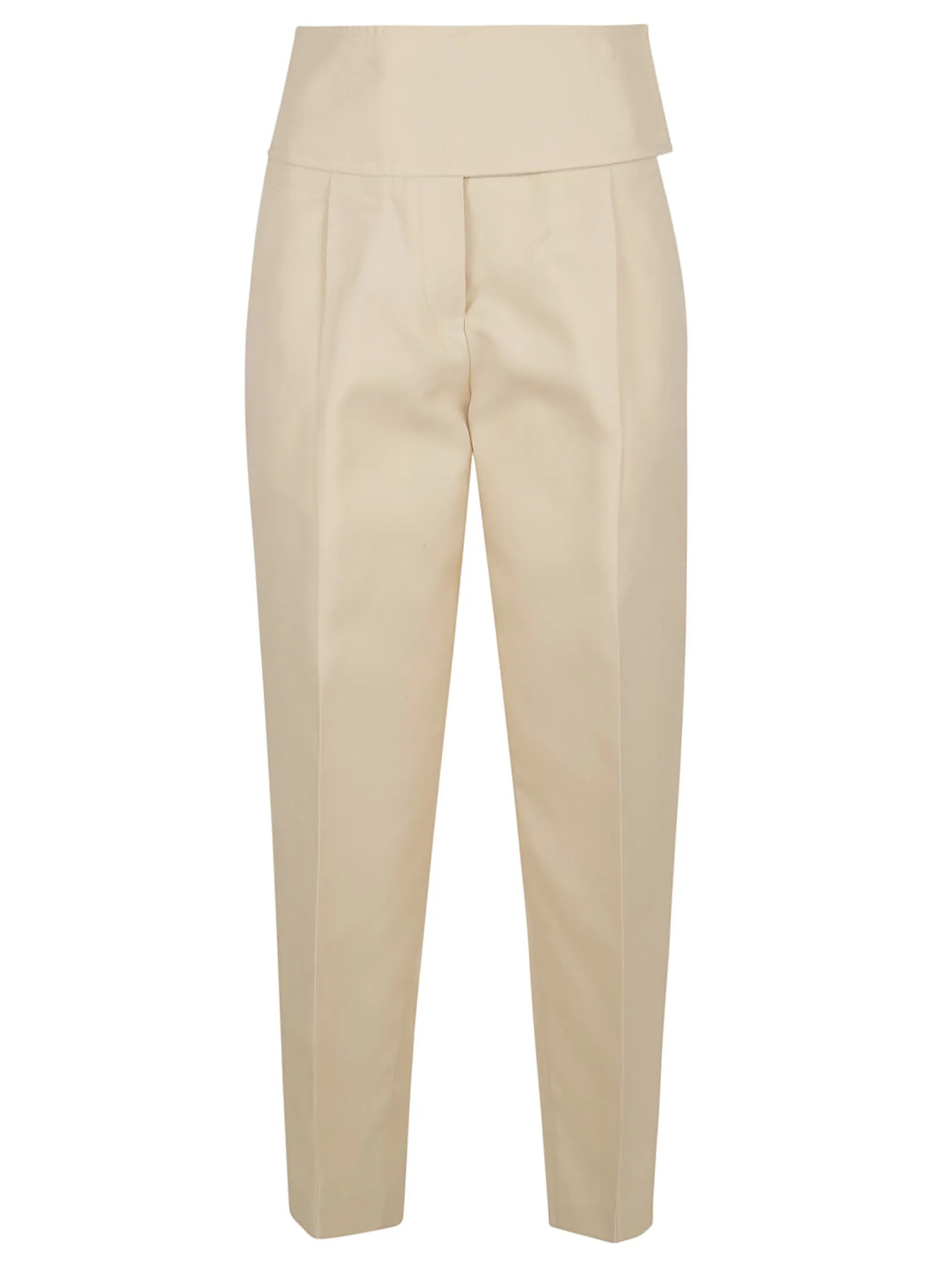 Jil Sander High Waist Cropped Trousers
