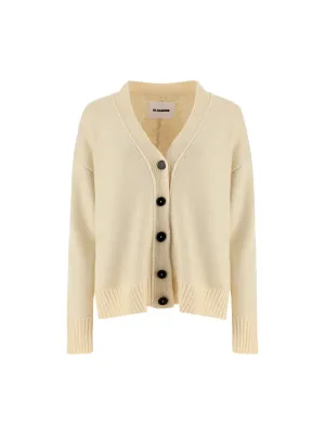 Jil Sander Knit V-Neck Cardigan
