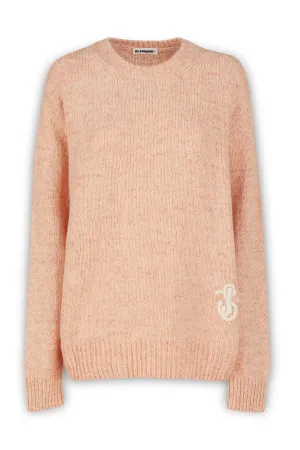 Jil Sander Logo Embroidered Knit Jumper