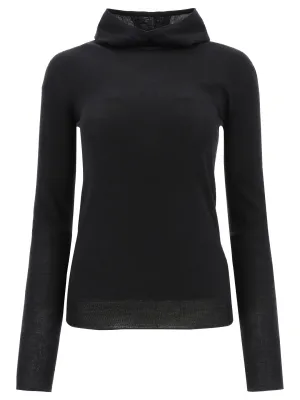 Jil Sander Long-Sleeved Hooded Sweater